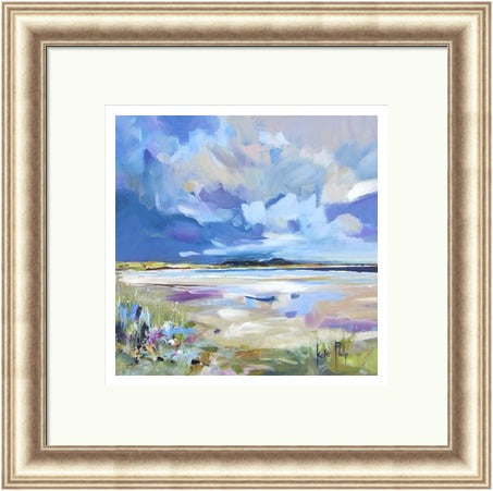 Light over Baleshare, North Uist by Kate Philp