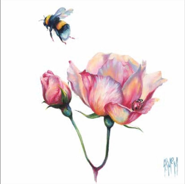 A Kiss From a Rose Bee on Blossom by Georgina McMaster