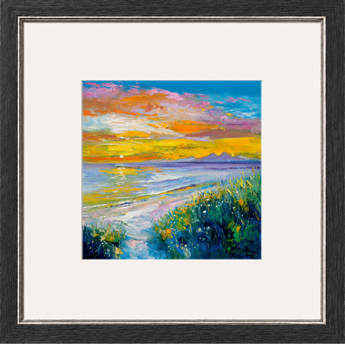 A'Chleit Beach, Kintrye to the Paps of Jura by John Lowrie Morrison (Jolomo)