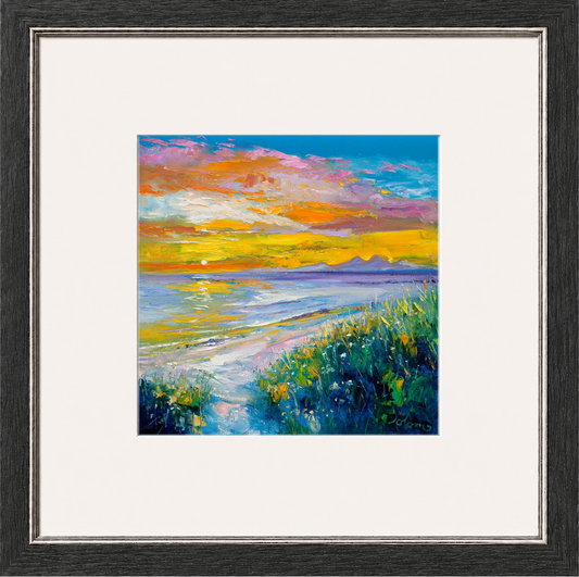 A'Chleit Beach, Kintrye to the Paps of Jura by John Lowrie Morrison (Jolomo)