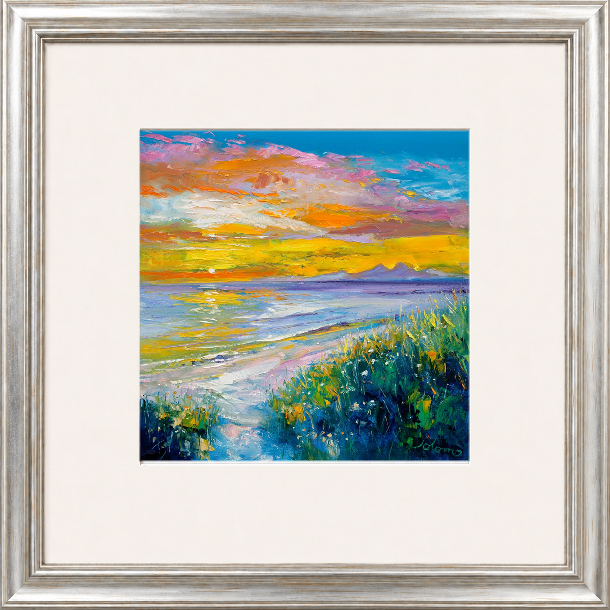 A'Chleit Beach, Kintrye to the Paps of Jura by John Lowrie Morrison (Jolomo)