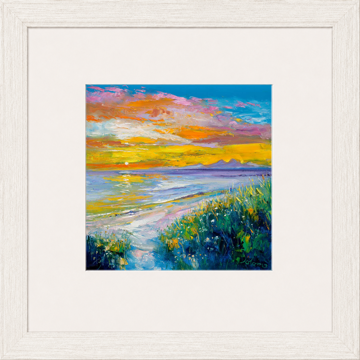 A'Chleit Beach, Kintrye to the Paps of Jura by John Lowrie Morrison (Jolomo)