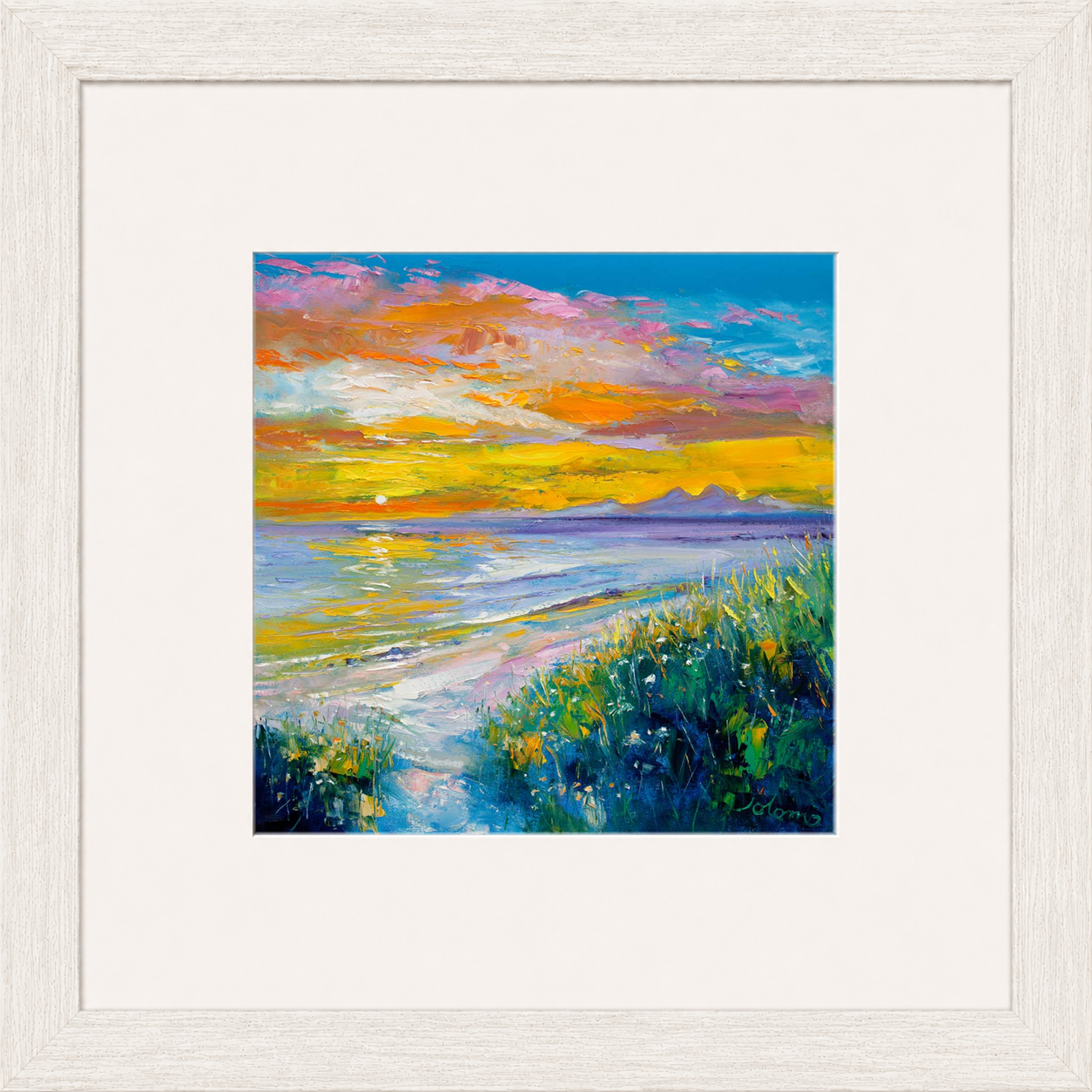 A'Chleit Beach, Kintrye to the Paps of Jura by John Lowrie Morrison (Jolomo)