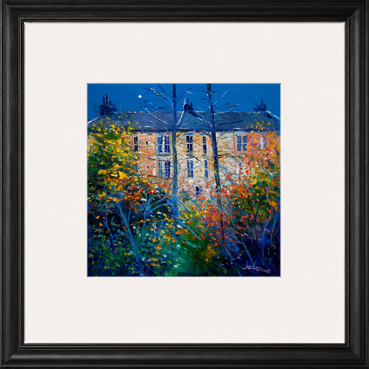A Glasgow Tenement off Wilson Street by Jolomo - Scottish architecture artwork framed wall art print, product image 3