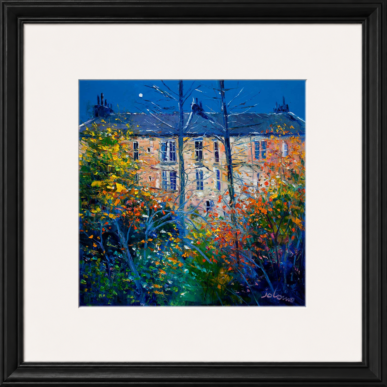 A Glasgow Tenement off Wilson Street by Jolomo - Scottish architecture artwork framed wall art print, product image 9