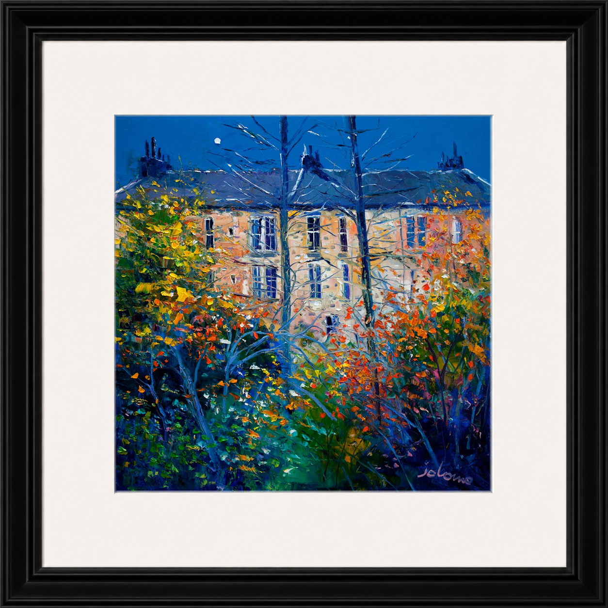 A Glasgow Tenement off Wilson Street by Jolomo - Scottish architecture artwork framed wall art print, product image 15