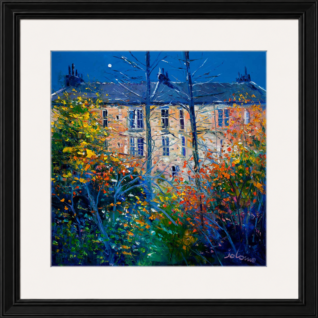 A Glasgow Tenement off Wilson Street by Jolomo - Scottish architecture artwork framed wall art print, product image 21