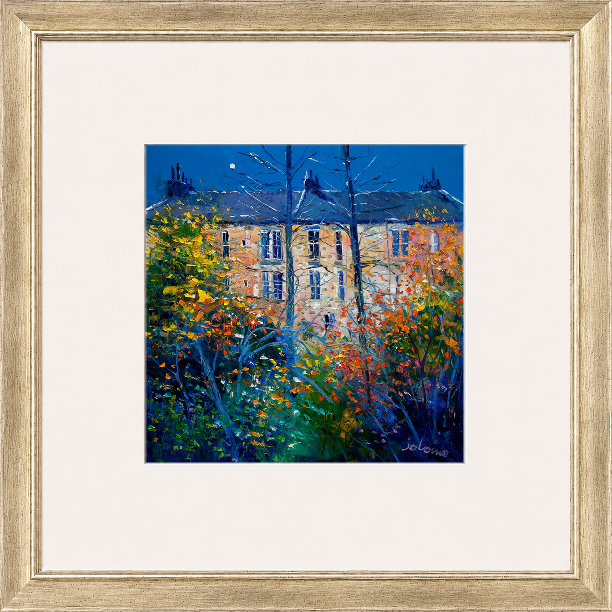 A Glasgow Tenement off Wilson Street by Jolomo - Scottish architecture artwork framed wall art print, product image 6