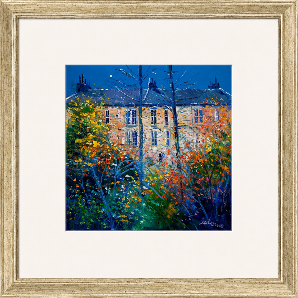 A Glasgow Tenement off Wilson Street by Jolomo - Scottish architecture artwork framed wall art print, product image 12