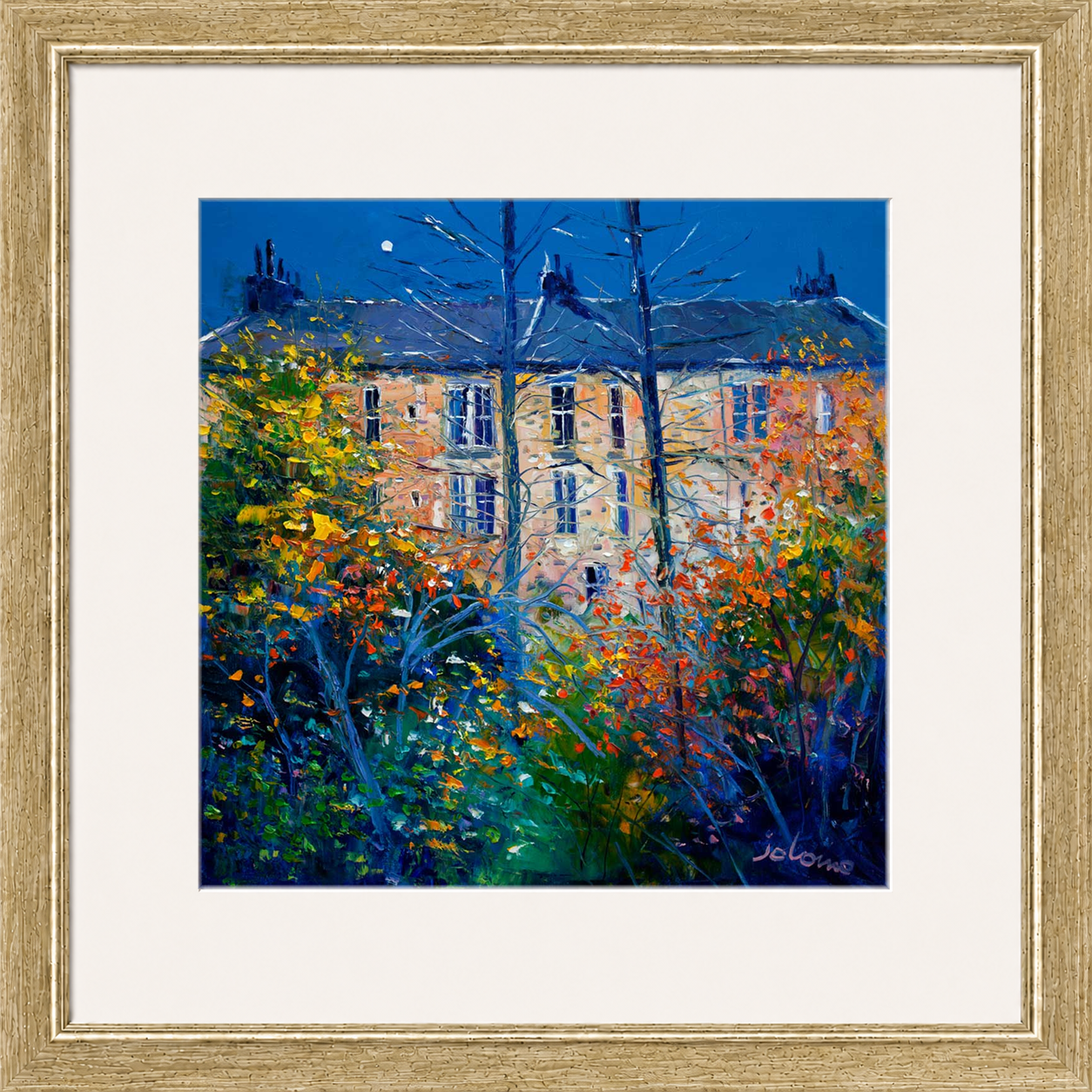 A Glasgow Tenement off Wilson Street by Jolomo - Scottish architecture artwork framed wall art print, product image 18