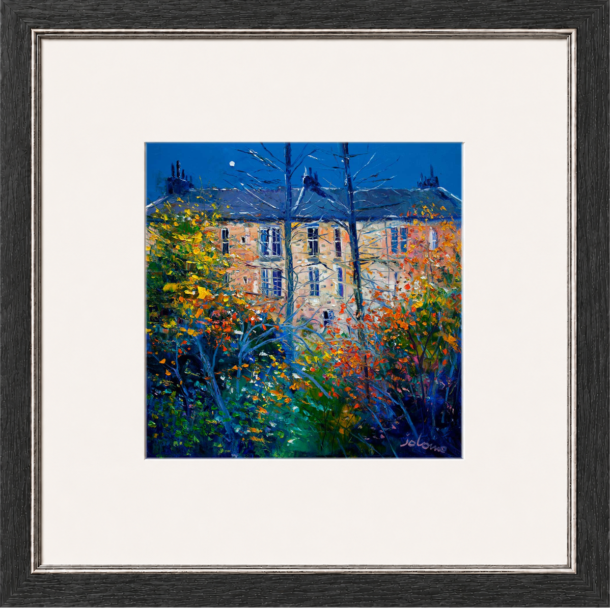 A Glasgow Tenement off Wilson Street by Jolomo - Scottish architecture artwork framed wall art print