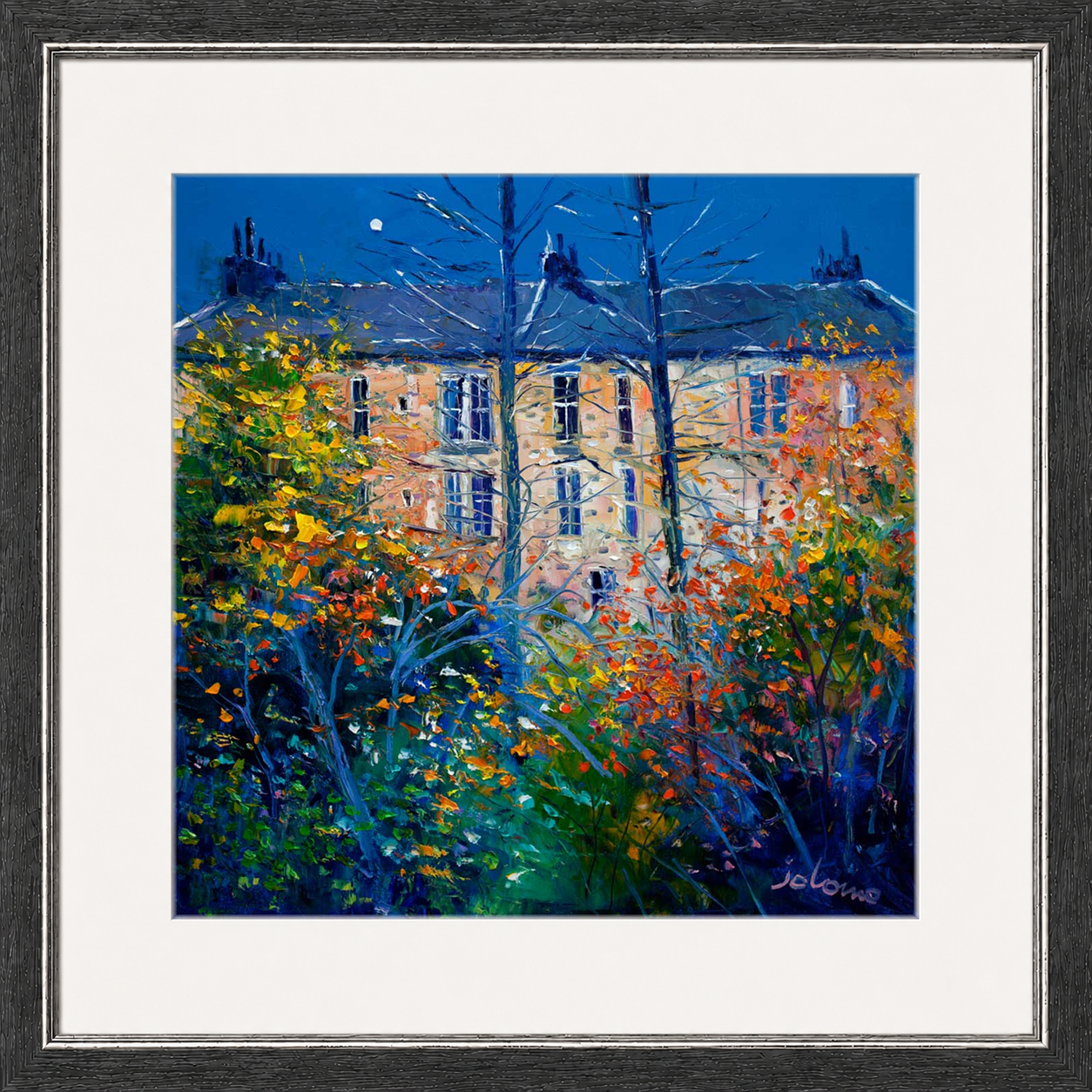 A Glasgow Tenement off Wilson Street by Jolomo - Scottish architecture artwork framed wall art print, product image 20