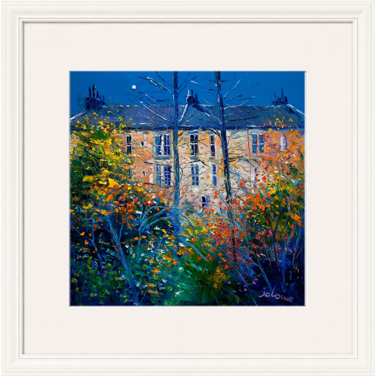 A Glasgow Tenement off Wilson Street by Jolomo - Scottish architecture artwork framed wall art print, product image 16