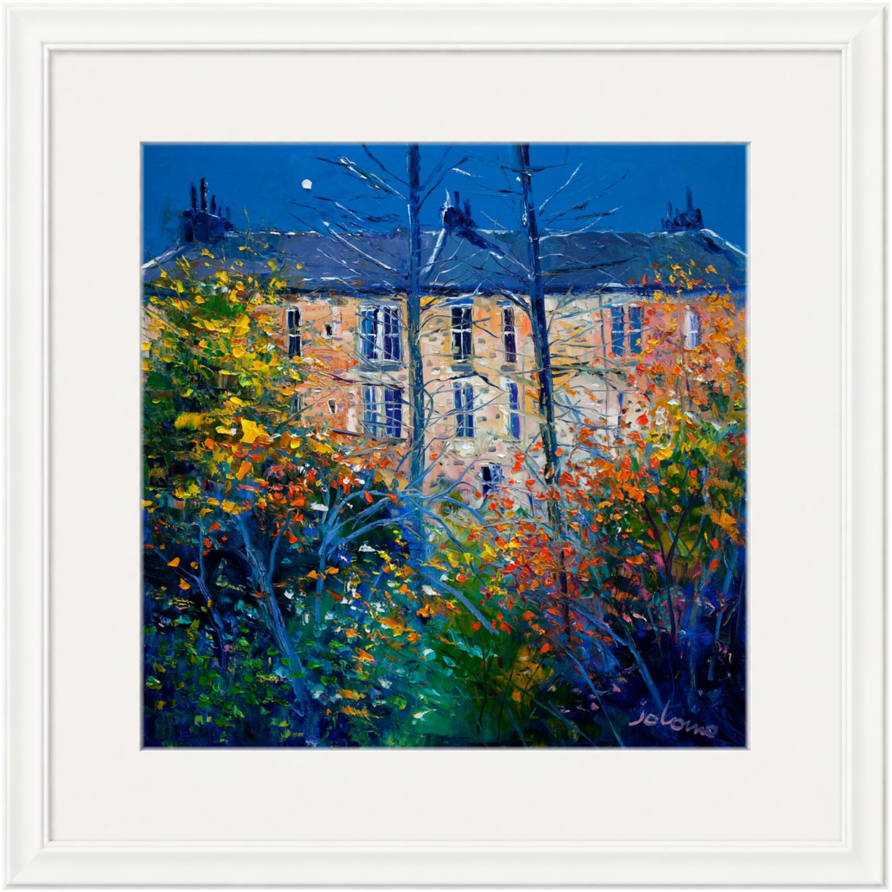 A Glasgow Tenement off Wilson Street by Jolomo - Scottish architecture artwork framed wall art print, product image 22