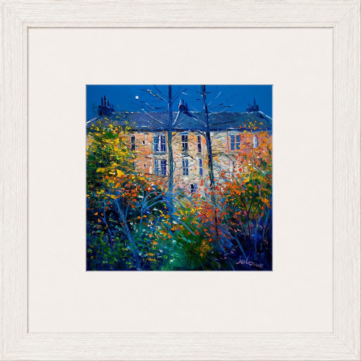 A Glasgow Tenement off Wilson Street by Jolomo - Scottish architecture artwork framed wall art print, product image 7
