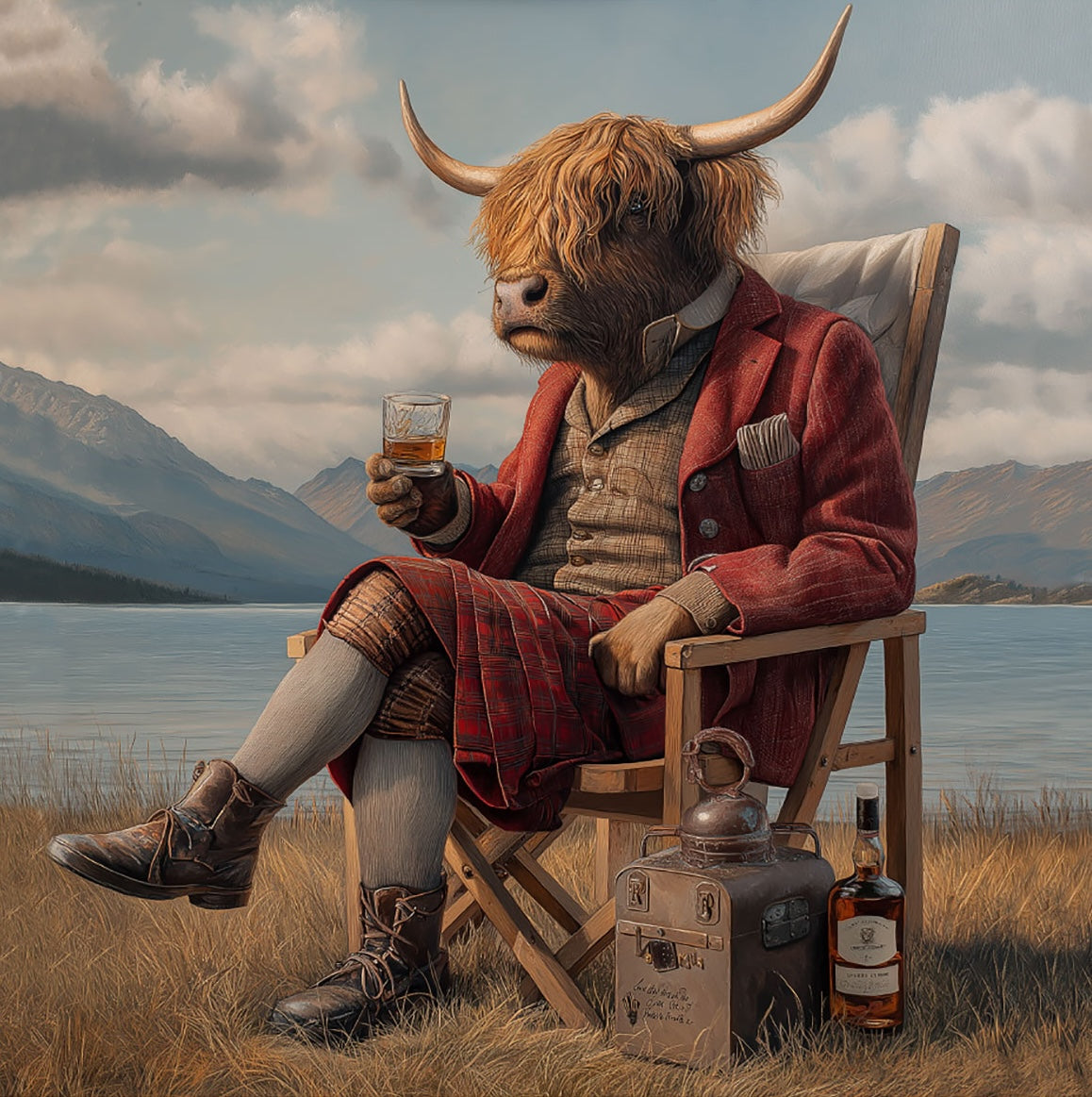 Another Dram by the Loch by the Highland Cow Collective