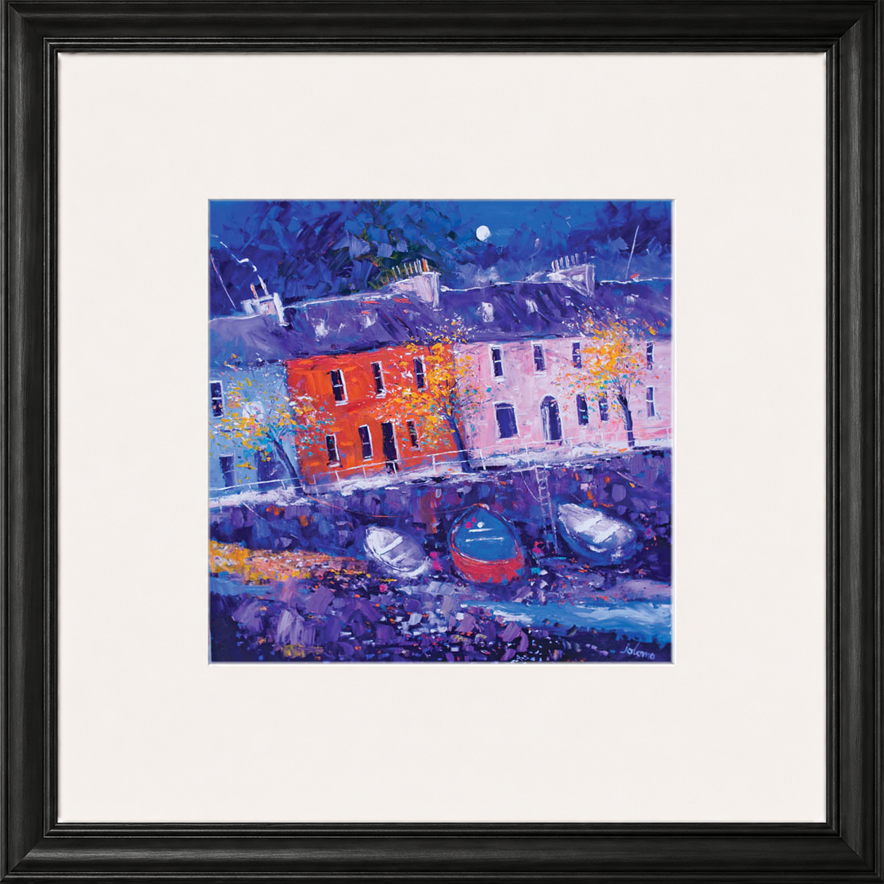 Autumn Gloaming, Tobermory Mull by Jolomo - Scottish landscape artwork framed wall art print, product image 3