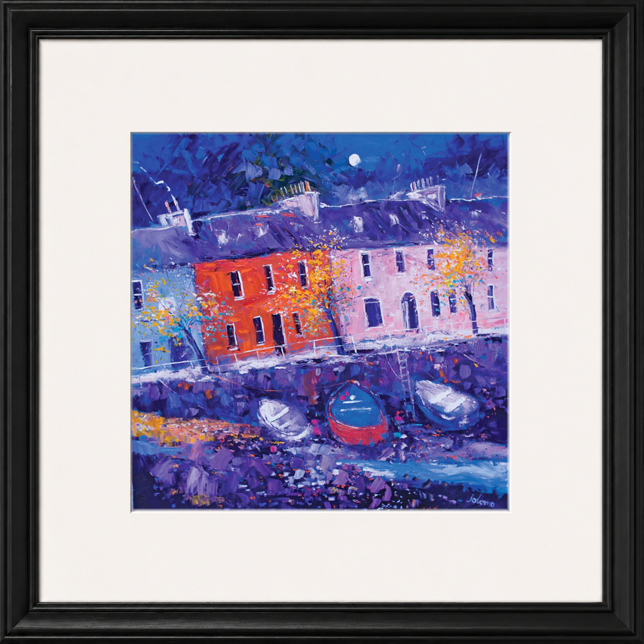 Autumn Gloaming, Tobermory Mull by Jolomo - Scottish landscape artwork framed wall art print, product image 9