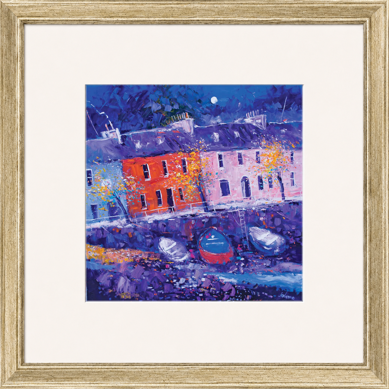 Autumn Gloaming, Tobermory Mull by Jolomo - Scottish landscape artwork framed wall art print, product image 12