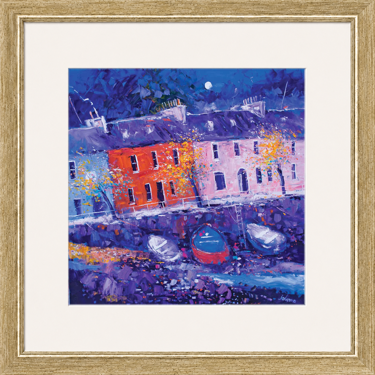 Autumn Gloaming, Tobermory Mull by Jolomo - Scottish landscape artwork framed wall art print, product image 18
