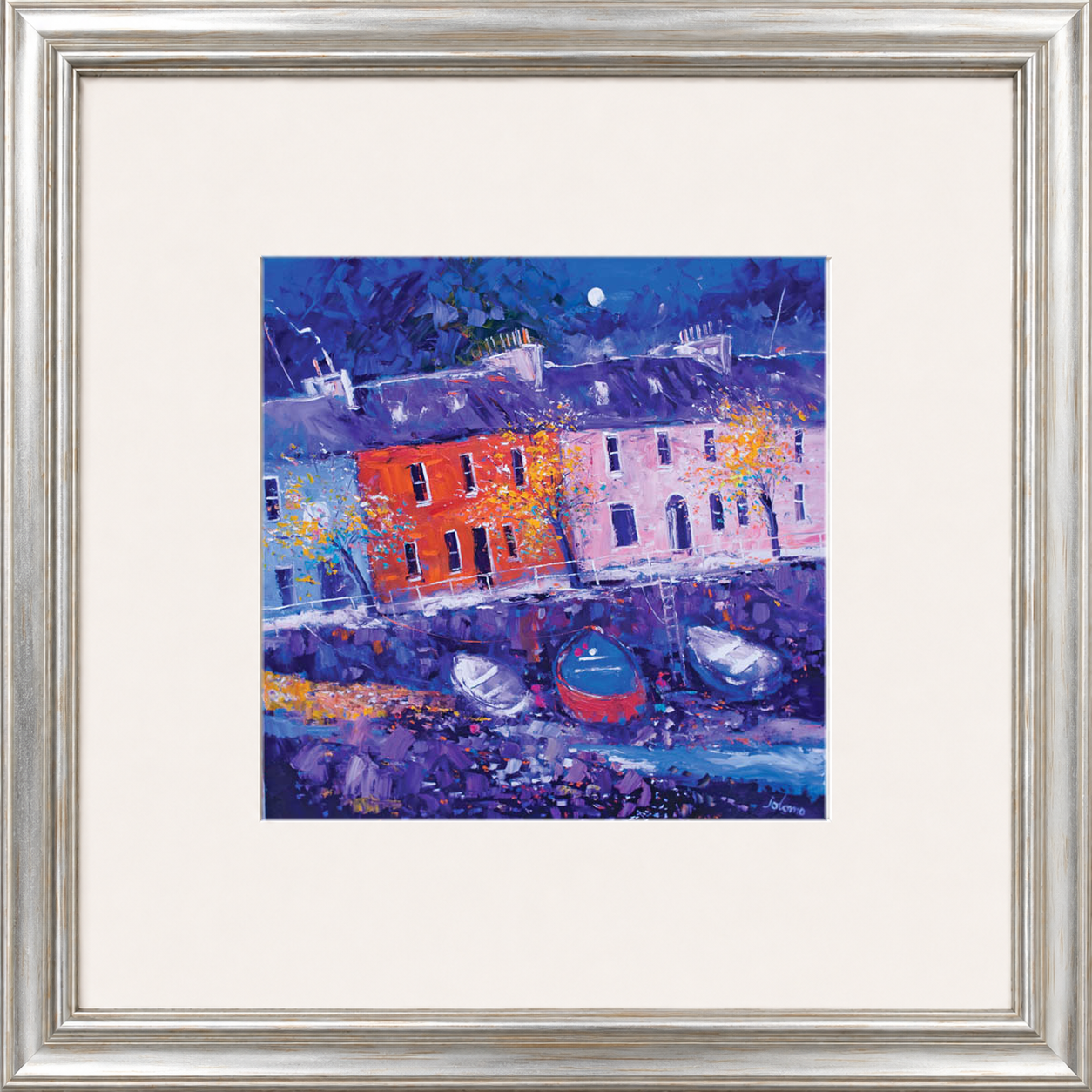 Autumn Gloaming, Tobermory Mull by Jolomo - Scottish landscape artwork framed wall art print, product image 5