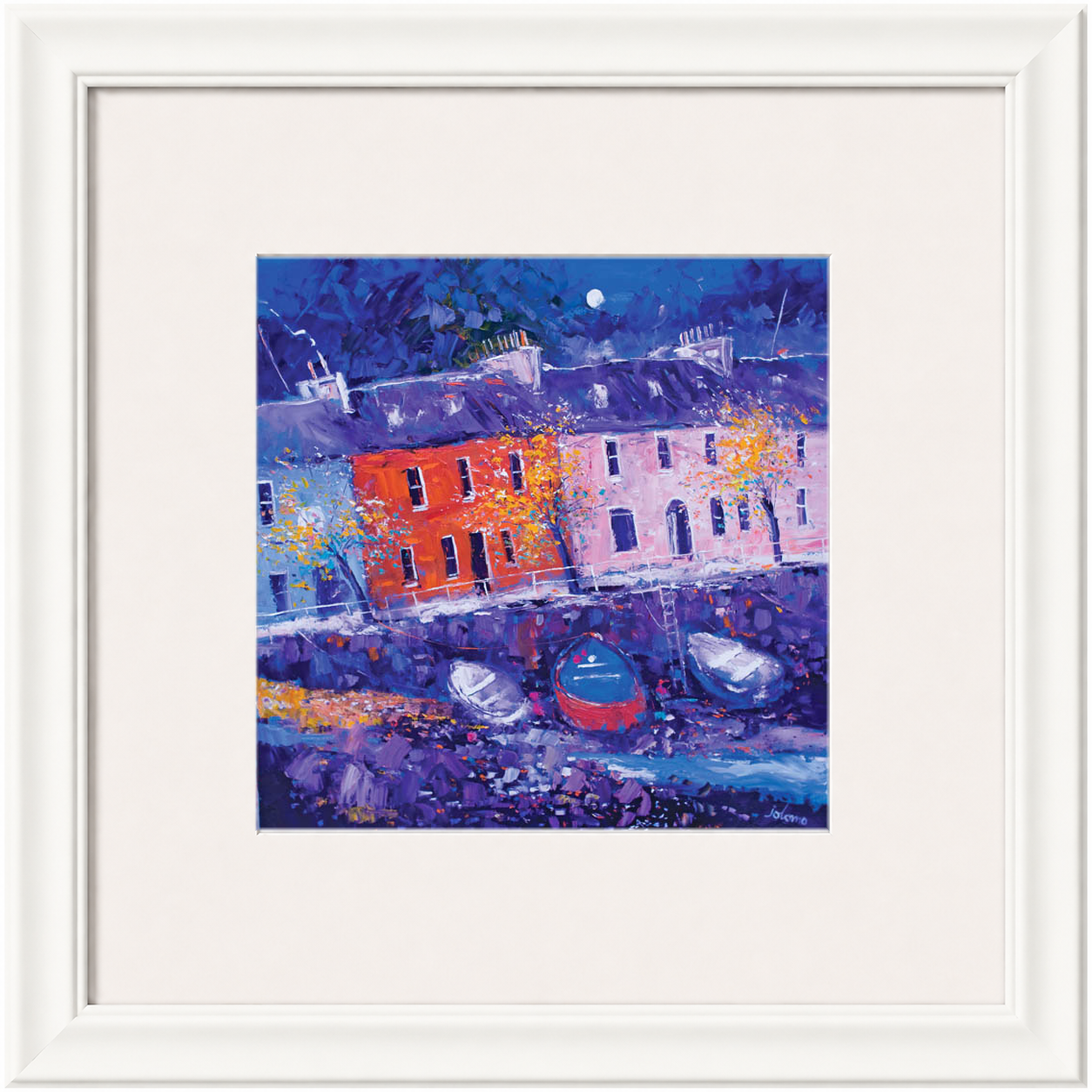 Autumn Gloaming, Tobermory Mull by Jolomo - Scottish landscape artwork framed wall art print, product image 4