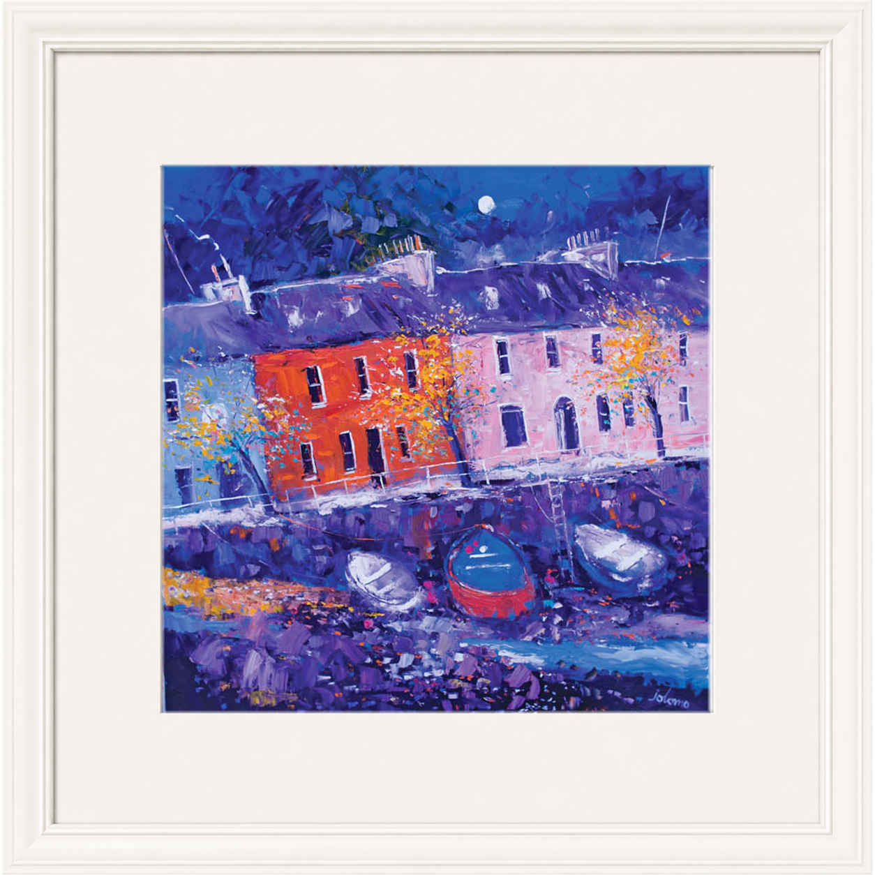 Autumn Gloaming, Tobermory Mull by Jolomo - Scottish landscape artwork framed wall art print, product image 16
