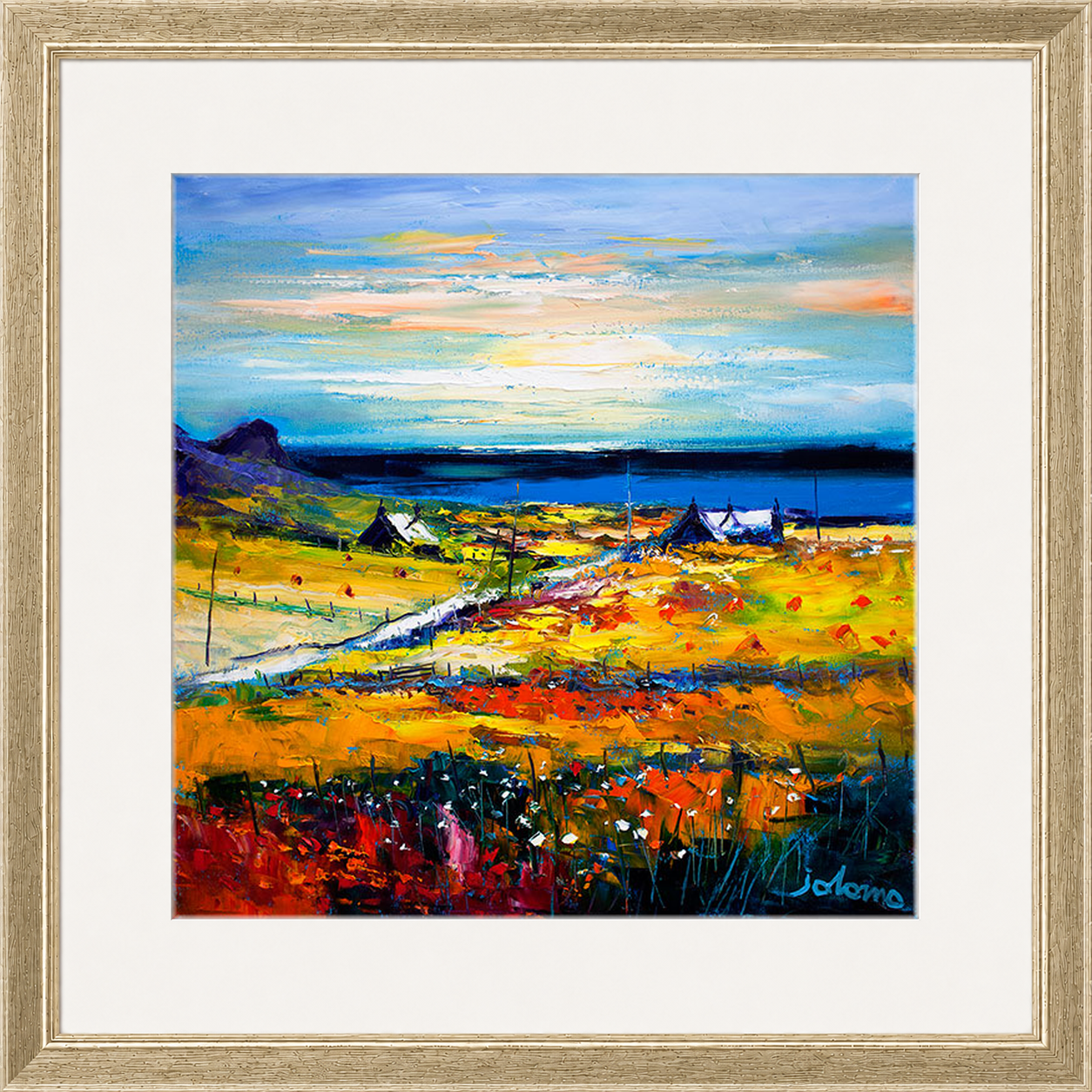 Autumn Light at Kilchattan, Isle of Colonsay by John Lowrie Morrison (Jolomo)