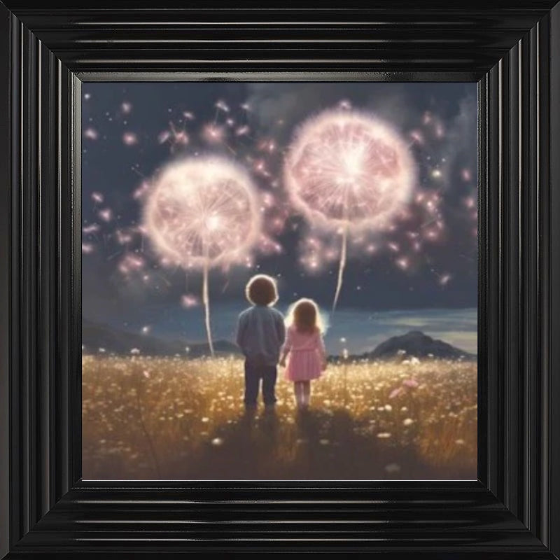 Dandelion Skies at Twilight