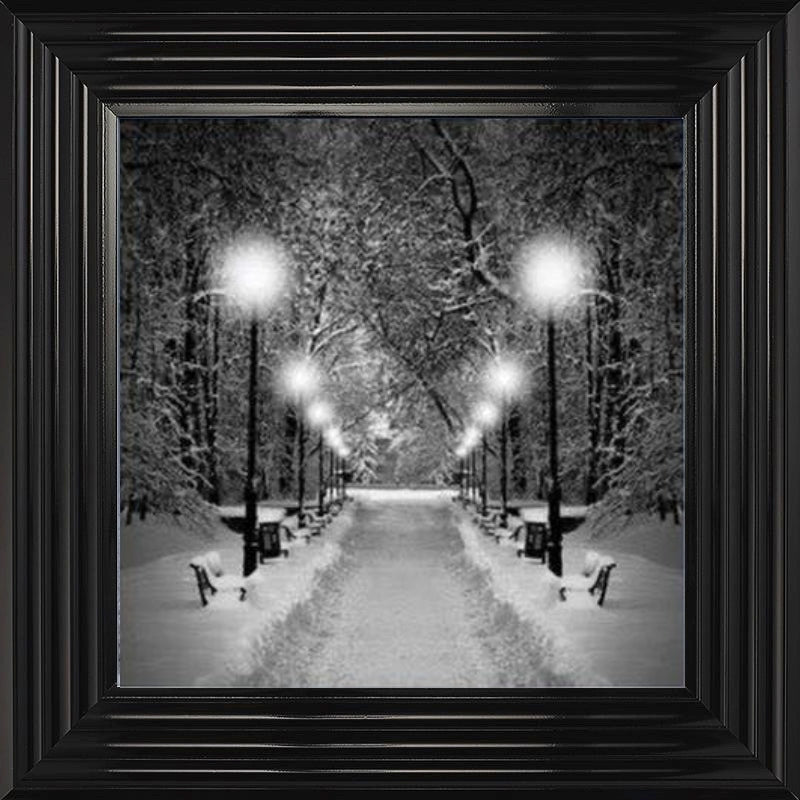 Winters Eve - Black and White
