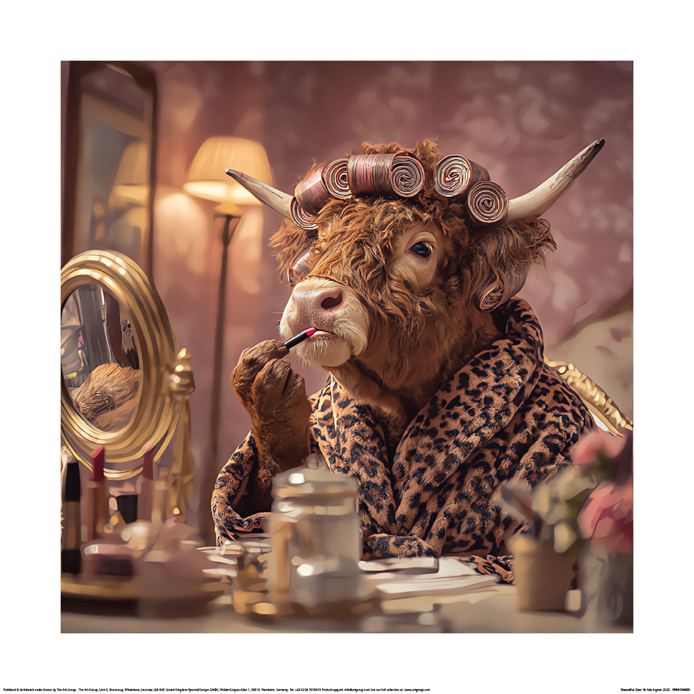 Beautiful Cow by the Highland Cow Collective