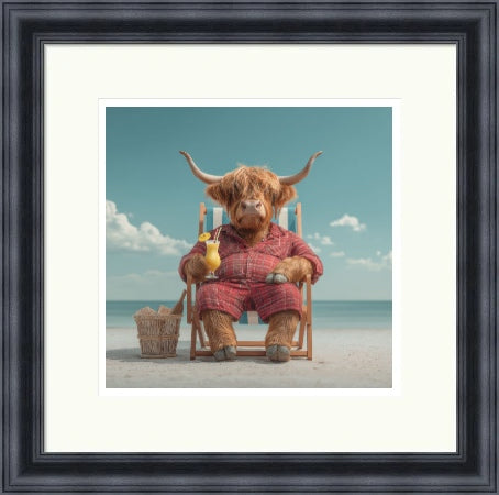 Highland Summer Retreat by the Highland Cow Collective