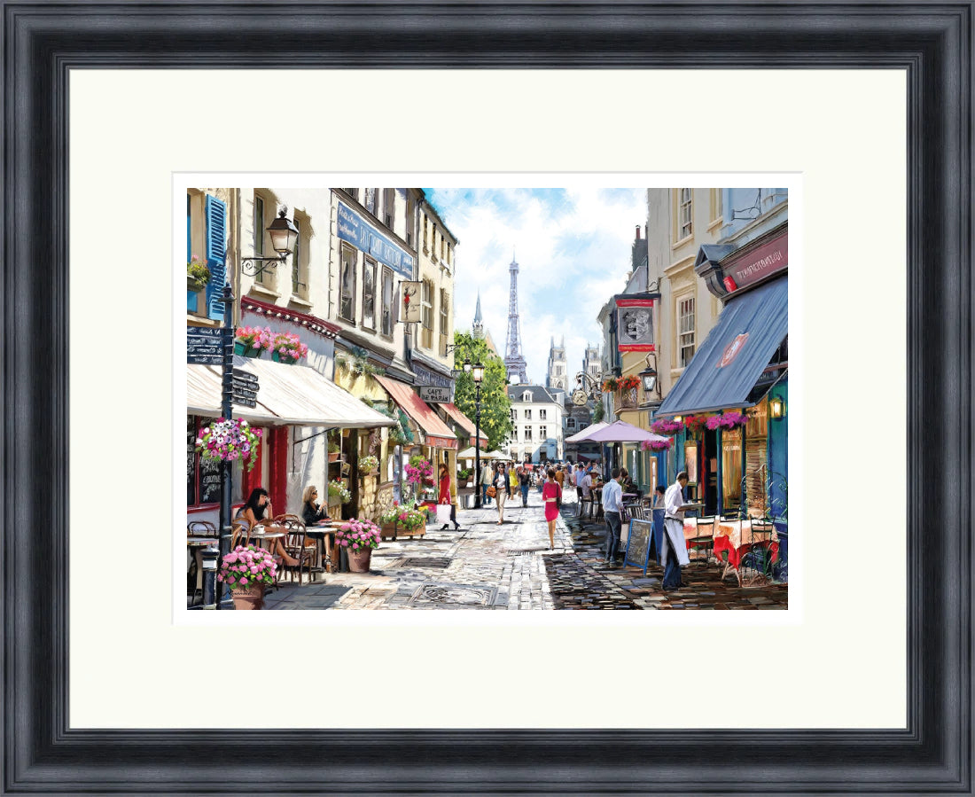Paris Cafe Street by Richard Macneil
