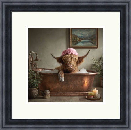 Bathing Beauty by the Highland Cow Collective