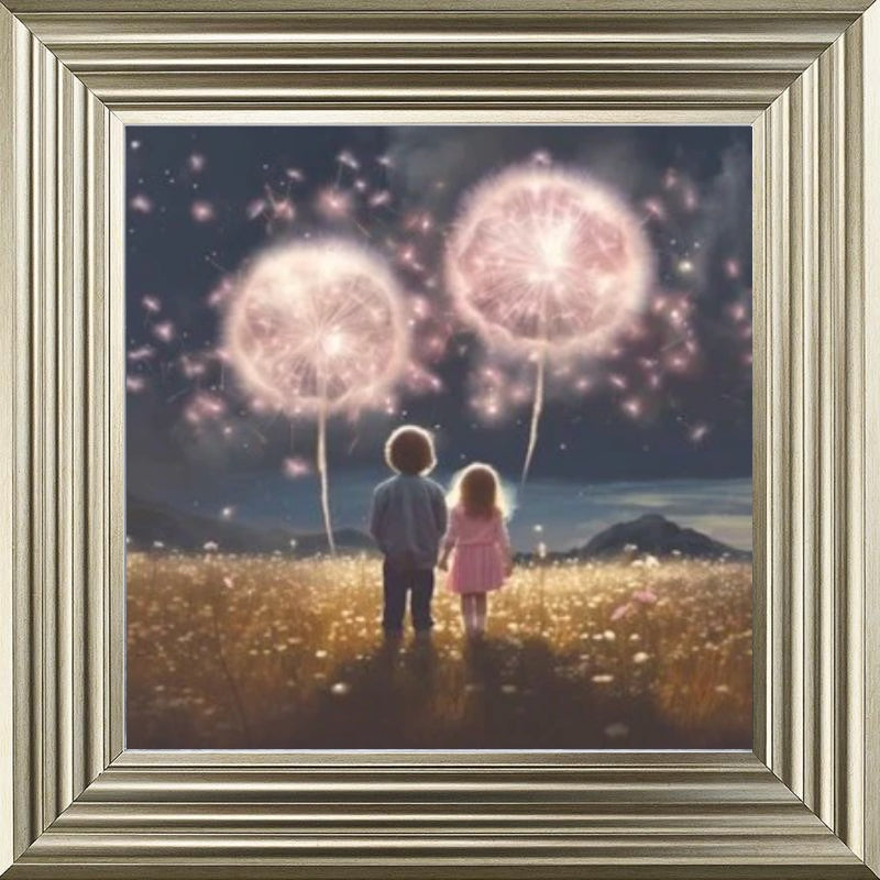Dandelion Skies at Twilight