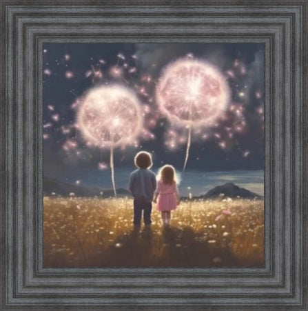 Dandelion Skies at Twilight
