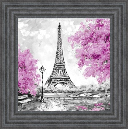 Paris Blossoms in Purple II