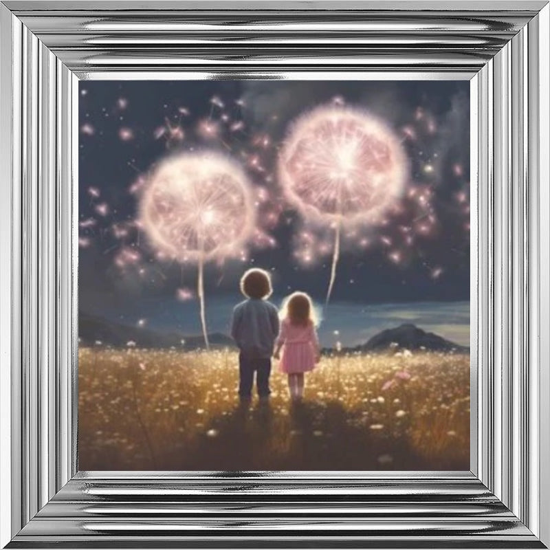 Dandelion Skies at Twilight