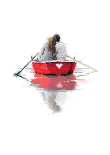 Couple in a Boat by Richard Macneil