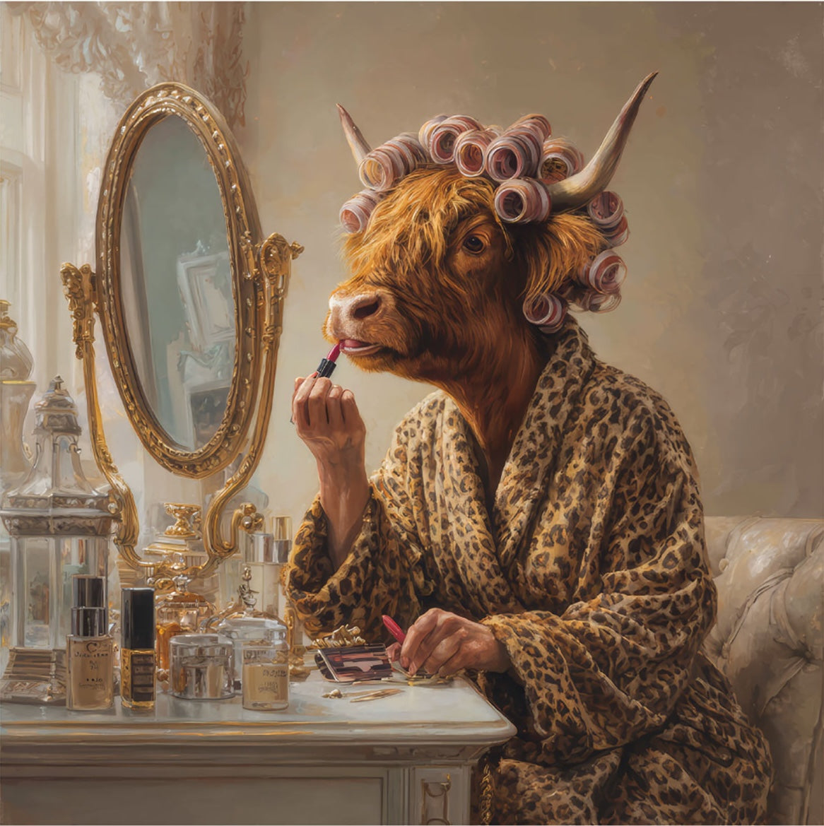 Cows Night Out by the Highland Cow Collective