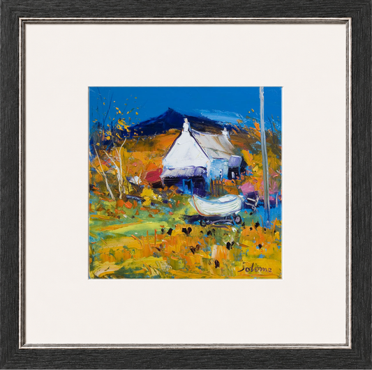 Croft, Boat & Hens, Ballygowan, Isle of Mull by John Lowrie Morrison (Jolomo)