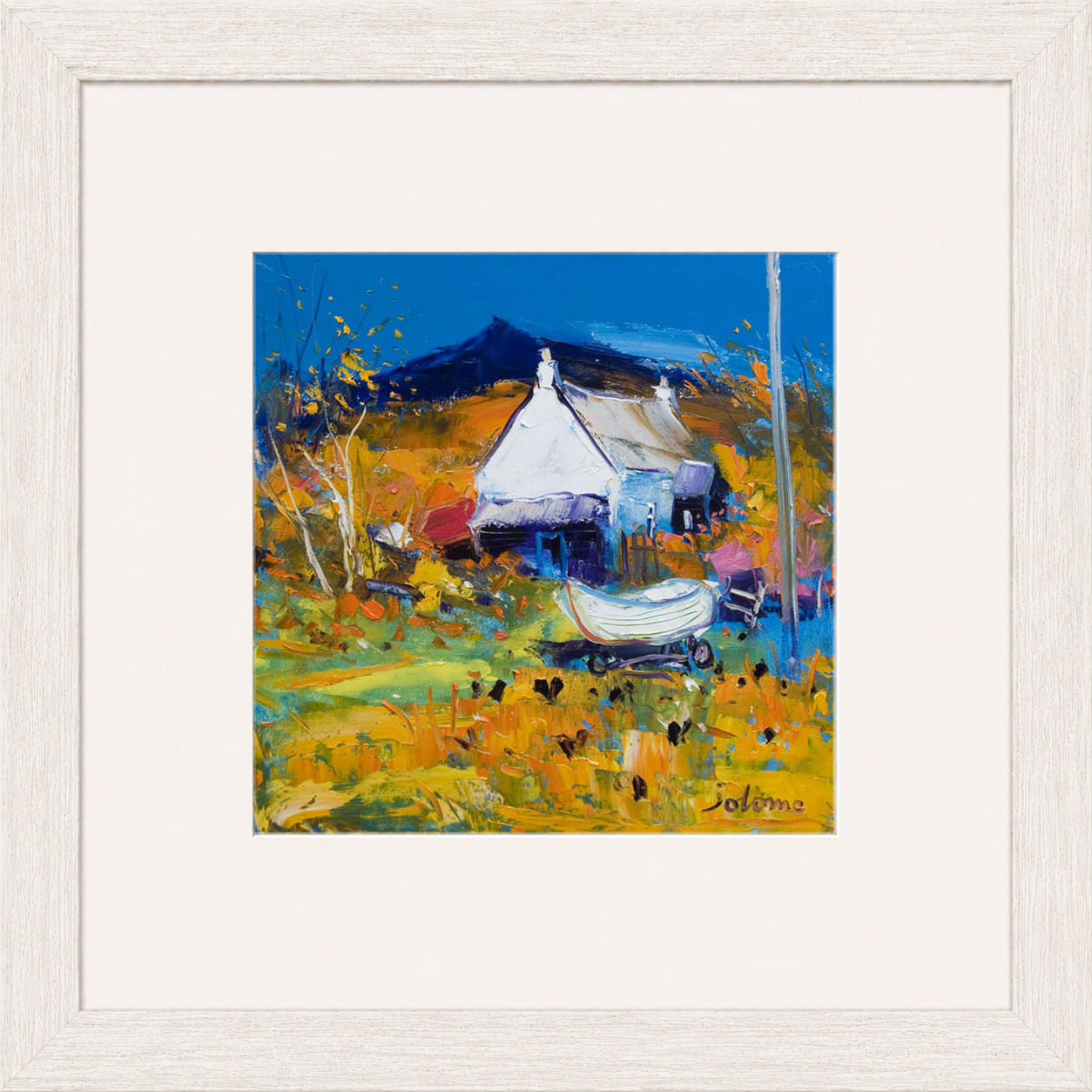 Croft, Boat & Hens, Ballygowan, Isle of Mull by John Lowrie Morrison (Jolomo)
