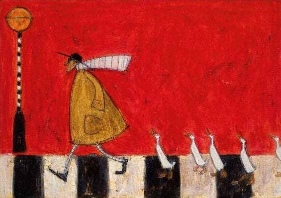 Crossing With Ducks by Sam Toft