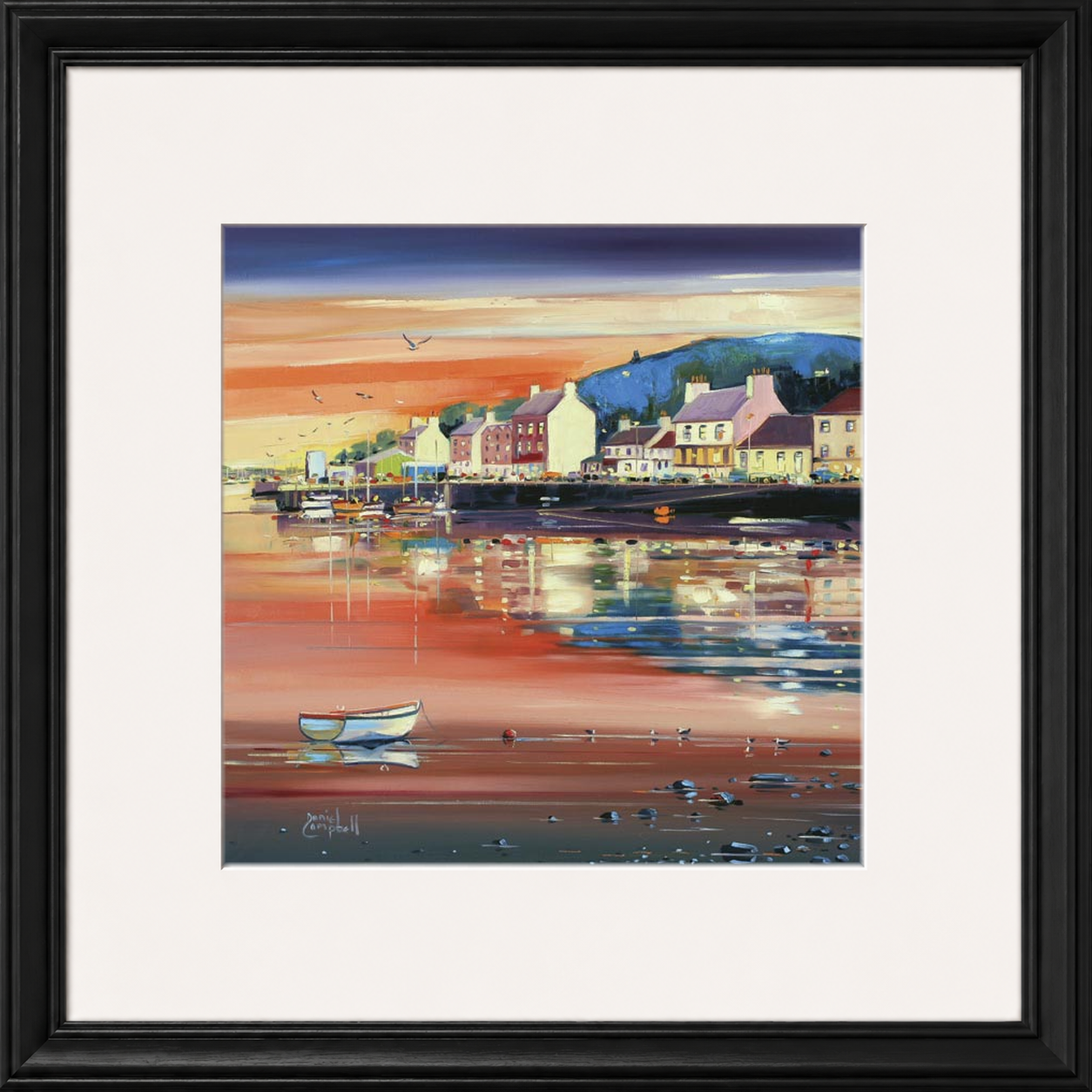 Day Closing Over Tarbert by Daniel Campbell