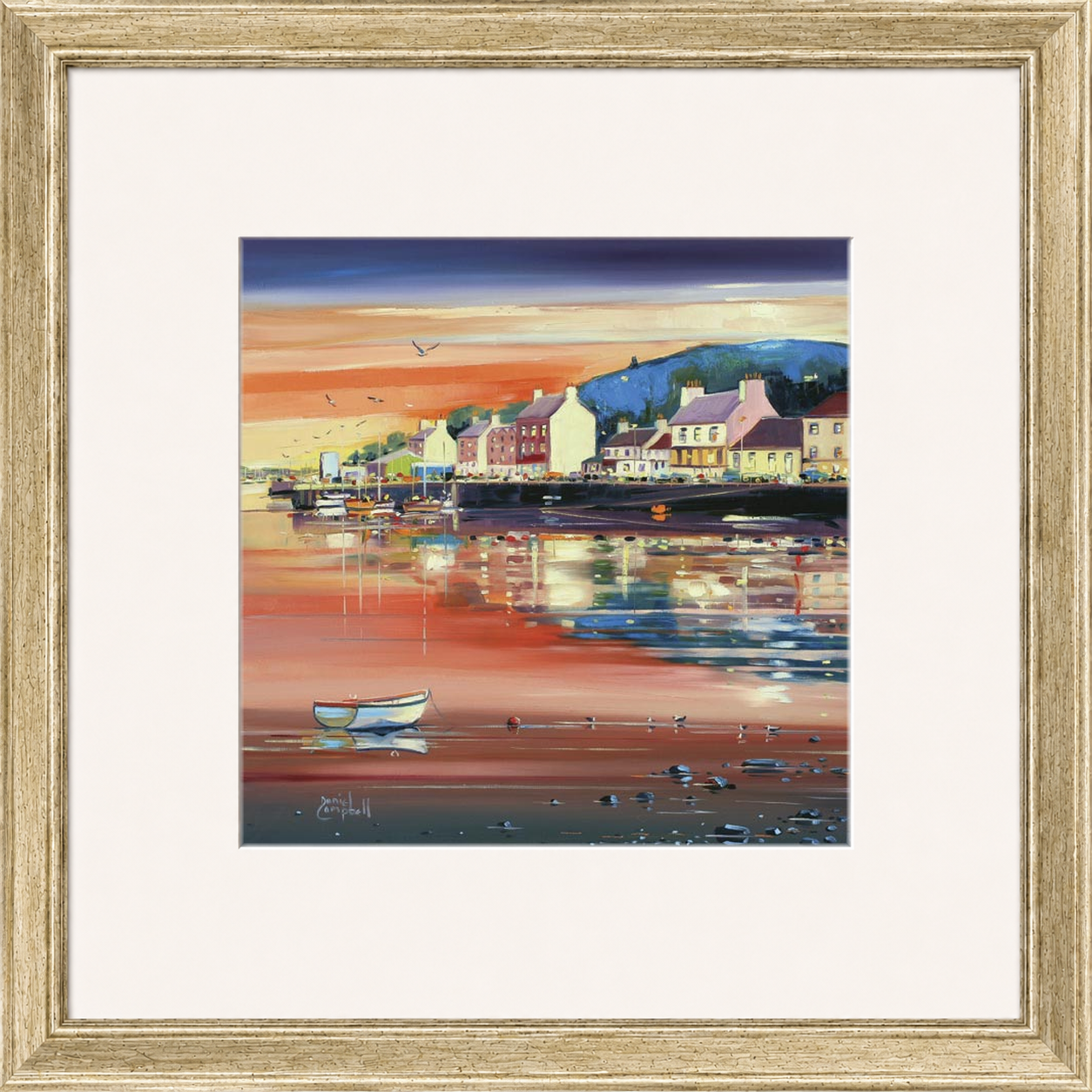 Day Closing Over Tarbert by Daniel Campbell