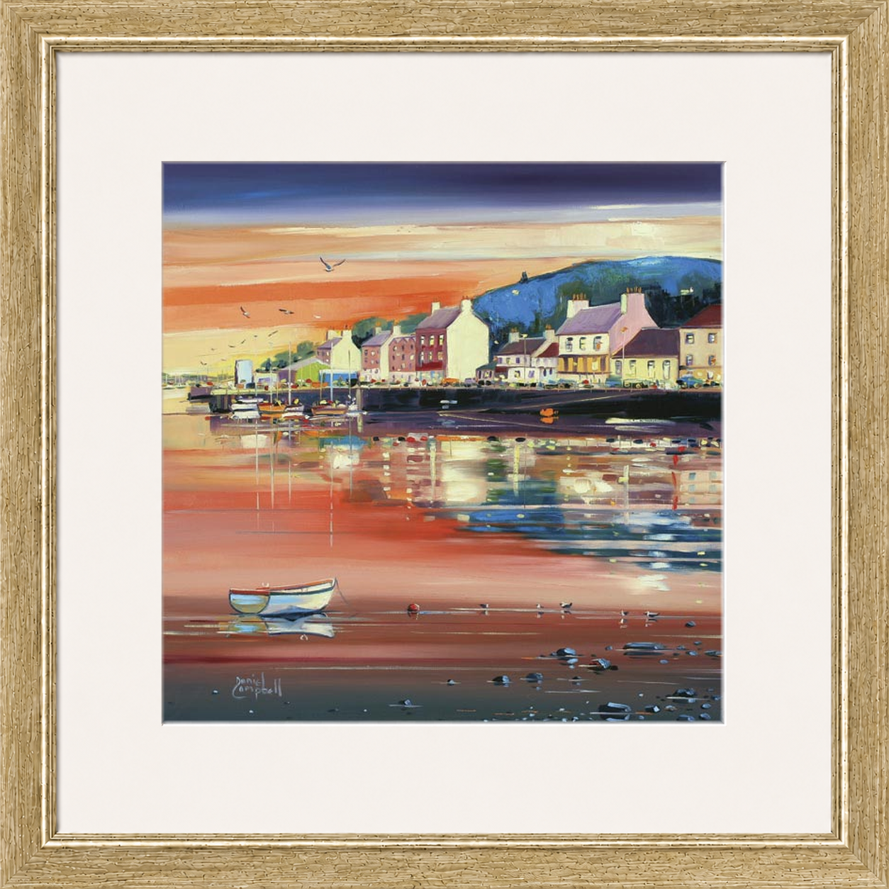 Day Closing Over Tarbert by Daniel Campbell