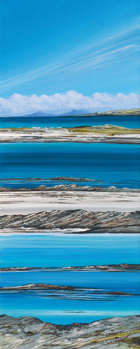 Blue Sea, Tiree by Allison Young