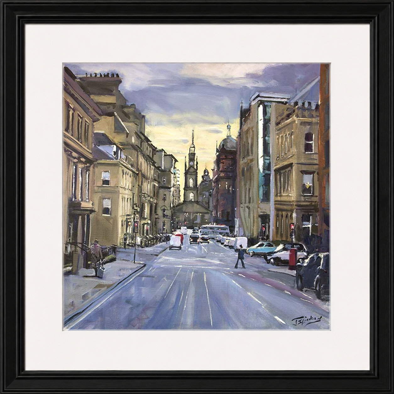 Early Morning, Towards St George's, Edinburgh by James Somerville Lindsay