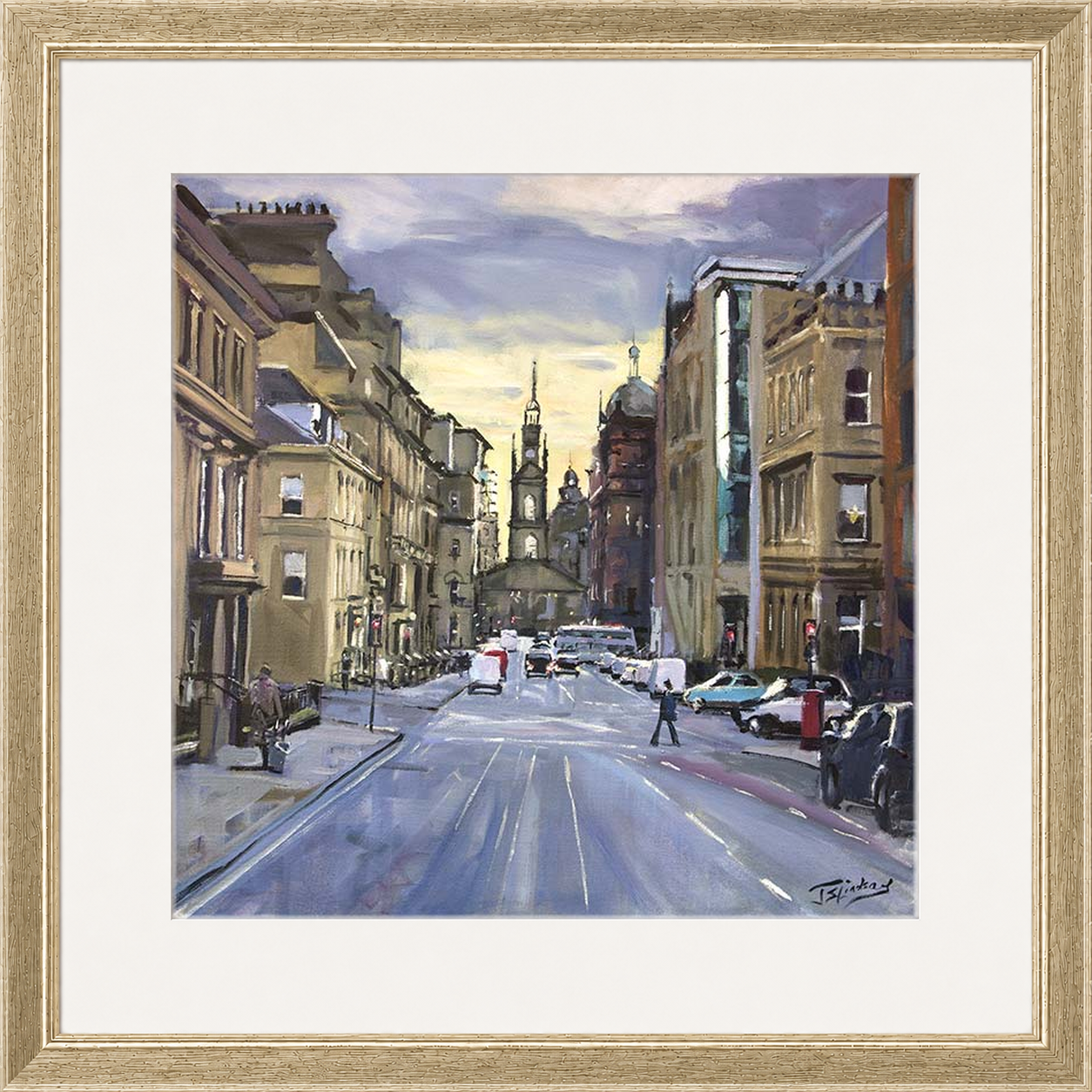 Early Morning, Towards St George's, Edinburgh by James Somerville Lindsay