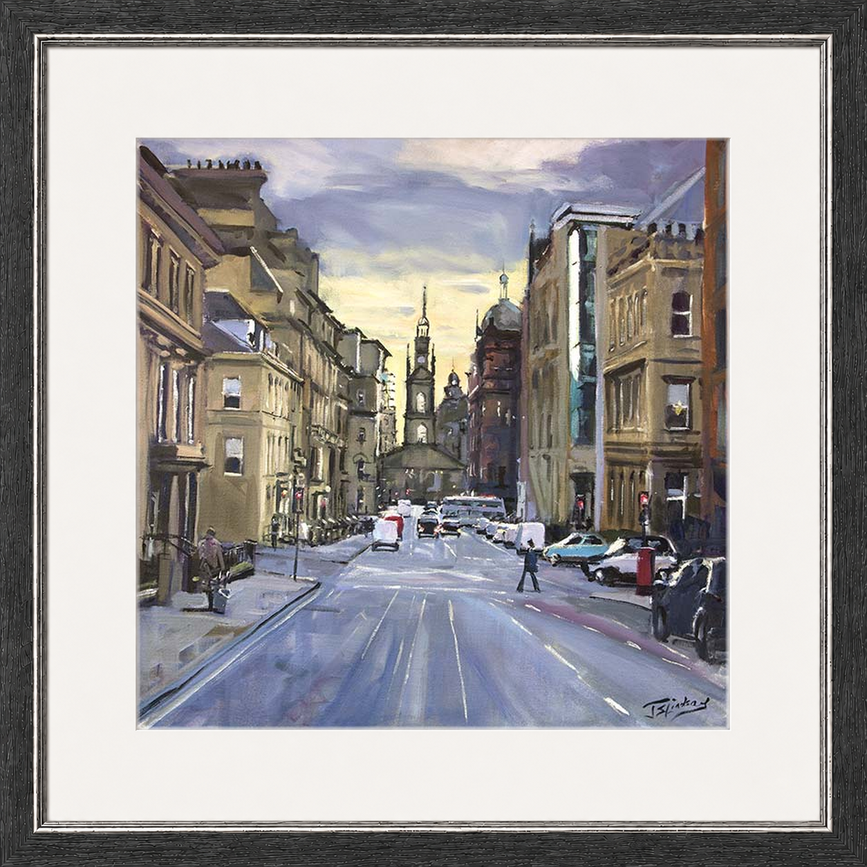 Early Morning, Towards St George's, Edinburgh by James Somerville Lindsay